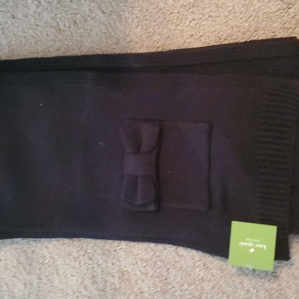Kate Spade black scarf